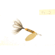 Wordens Rooster Tail In-Line Spinner, 1 3/4in, 1/24 oz Treble Hook, Yellow Coachdog, 204-YLCD