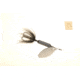 Wordens Rooster Tail In-Line Spinner, 2 1/2in, 1/6 oz, Treble Hook, Black, 210-BL