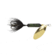 Wordens Rooster Tail In-Line Spinner, 2 1/2in, 1/6 oz Treble Hook, Black Coachdog, 210-BLCD
