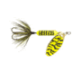 Wordens Rooster Tail In-Line Spinner, 2 1/2in, 1/6 oz Treble Hook, Chartreuse Black Tiger, 210-CBT