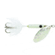 Wordens Rooster Tail In-Line Spinner, 2 1/2in, 1/6 oz Treble Hook, Flash White, 210-FWH