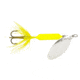 Wordens Rooster Tail In-Line Spinner, 2 1/2in, 1/6 oz Treble Hook, Fluorescent Chartreuse, 210-FLC