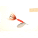 Wordens Rooster Tail In-Line Spinner, 2 1/2in, 1/6 oz Treble Hook, Fluorescent Red, 210-FLR