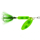 Wordens Rooster Tail In-Line Spinner, 2 1/2in, 1/6 oz Treble Hook, Frog Spring, 210-FRS