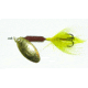 Wordens Rooster Tail In-Line Spinner, 2 1/2in, 1/6 oz, Treble Hook, Honey Bee, 210-HB