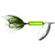 Wordens Rooster Tail In-Line Spinner, 2 1/2in, 1/6 oz Treble Hook, Metallic Chartreuse Lime, 210-MCLI