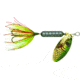 Wordens Rooster Tail In-Line Spinner, 2 1/2in, 1/6 oz Treble Hook, Tinsel Green, 210-TGRN