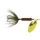 Worden's Rooster Tail In-Line Spinner, 2 1/4in, 1/8 oz Single Hook, Pumpkin Seed, S208-PMSD