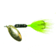 Wordens Rooster Tail In-Line Spinner, 2 1/4in, 1/8 oz Treble Hook, Fire Fly, 208-FFLY