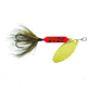 Wordens Rooster Tail In-Line Spinner, 2 1/4in, 1/8 oz Treble Hook, Flame Coachdog, 208-FLCD