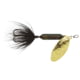 Worden's Rooster Tail In-Line Spinner, 2 1/4in, 1/8 oz Treble Hook, Glitter Black, 208-GBL