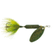 Wordens Rooster Tail In-Line Spinner, 2 1/4in, 1/8 oz Treble Hook, Glitter Frog, 208-GFR