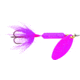Wordens Rooster Tail In-Line Spinner, 2 1/4in, 1/8 oz Treble Hook, Glitter Pink, 208-GPK