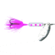 Wordens Rooster Tail In-Line Spinner, 2 1/4in, 1/8 oz Treble Hook, Pearl Clown, 208-PLCL