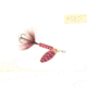 Wordens Rooster Tail In-Line Spinner, 2 1/4in, 1/8 oz Treble Hook, Pink Black Tiger, 208-PKBT