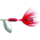 Wordens Rooster Tail In-Line Spinner, 2 1/4in, 1/8 oz Treble Hook, Red Ant, 208-RANT