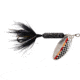 Wordens Rooster Tail In-Line Spinner, 2 1/4in, 1/8 oz Treble Hook, UV Tinsel Leech, 208-TLEE-UV