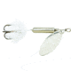 Wordens Rooster Tail In-Line Spinner, 2 3/4in, 1/4 oz Treble Hook, Chrome Whitetail, 212-CHWT