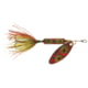 Worden's Rooster Tail In-Line Spinner, 2 3/4in, 1/4 oz Treble Hook, Frog Bleeding, 212-FRB