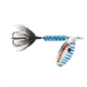Wordens Rooster Tail In-Line Spinner, 2 3/4in, 1/4 oz Treble Hook, Metallic Silver Blue Pirate, 212-MSBP