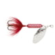 Worden's Rooster Tail In-Line Spinner, 2 3/4in, 1/4 oz, Treble Hook, Red, 212-R