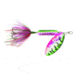 Wordens Rooster Tail In-Line Spinner, 2 3/4in, 1/4 oz Treble Hook, Tinsel Rainbow Tiger, 212-TRBOT
