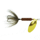 Wordens Rooster Tail In-Line Spinner, 2in, 1/16 oz Single Hook, Pumpkin Seed, S206-PMSD