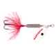 Wordens Rooster Tail In-Line Spinner, 2in, 1/16 oz, Treble Hook Black Brass Blade, 0148-0004