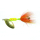 Wordens Rooster Tail In-Line Spinner, 2in, 1/16 oz Treble Hook, Cheese Fly, 206-CHFY