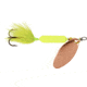 Wordens Rooster Tail In-Line Spinner, 2in, 1/16 oz Treble Hook, Copper Glitter Rainbow, 206-CGRBO