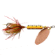 Wordens Rooster Tail In-Line Spinner, 2in, 1/16 oz Treble Hook, Copper Tinsel Brown Trout, 206-CTBRTR