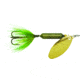 Wordens Rooster Tail In-Line Spinner, 2in, 1/16 oz, Treble Hook Frog, 206-FR