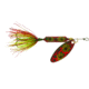 Wordens Rooster Tail In-Line Spinner, 2in, 1/16 oz Treble Hook, Frog Bleeding, 206-FRB