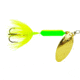 Wordens Rooster Tail In-Line Spinner, 2in, 1/16 oz Treble Hook, Lime Chartreuse, 206-LICH