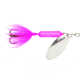 Wordens Rooster Tail In-Line Spinner, 2in, 1/16 oz, Treble Hook Pink, 206-PK