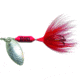 Wordens Rooster Tail In-Line Spinner, 2in, 1/16 oz Treble Hook, Red Ant, 206-RANT