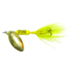 Wordens Rooster Tail In-Line Spinner, 2in, 1/16 oz Treble Hook, Yellow Jacket, 206-YLJT