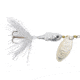 Wordens Rooster Tail Minnow In-Line Spinner, Single Hook Sz 1/8oz, White Shad, 12/Pkg, 2208-WHSHIN