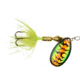 Wordens Sonic Rooster Tail In-Line Spinner, Freshwater, Single Hook, 2 3/8in, 1/8oz Fire Tiger, 12/Pkg, 182-FRT