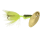 Wordens Vibric Rooster Tail Dressed Spinner, 1/4 oz, Chartreuse, 456-CHR