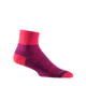 Wrightsock Double Layer CoolMesh II Quarter Sock, Plum/Pink, Medium, 8052.2401