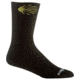 Wrightsock Escape Crew Socks, Black/Camino Logo, Extra Large, 9564.0315