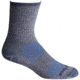 Wrightsock Escape Silver Crew Socks, Ash Twist / Blue, Large, 9463.5601
