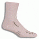 Stride Crew Sock - Womens-White/Grey Stripe-Small