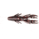 X Zone 3.5in Punisher Punch Craw, Black Red Flake, 11911