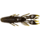 X Zone 3.5in Punisher Punch Craw, Green Pumpkin Black Flake, 11310