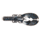 X Zone 4in Muscle Back Craw Black Blue Flake, 10910