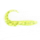 X Zone Swirl Tail Grub 308, Chartreuse Shine 24/Pack, 33308
