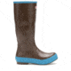 Xtratuf Salmon Sisters Legacy Whale Print - Womens, Chocolate/Blue, 5, 25512-BRN-050