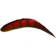 Yakima Bait Flatfish Wiggling Plug, #F-3, Treble Hooks, Floating, Perch Scale, 1-1/4in, 951-PS